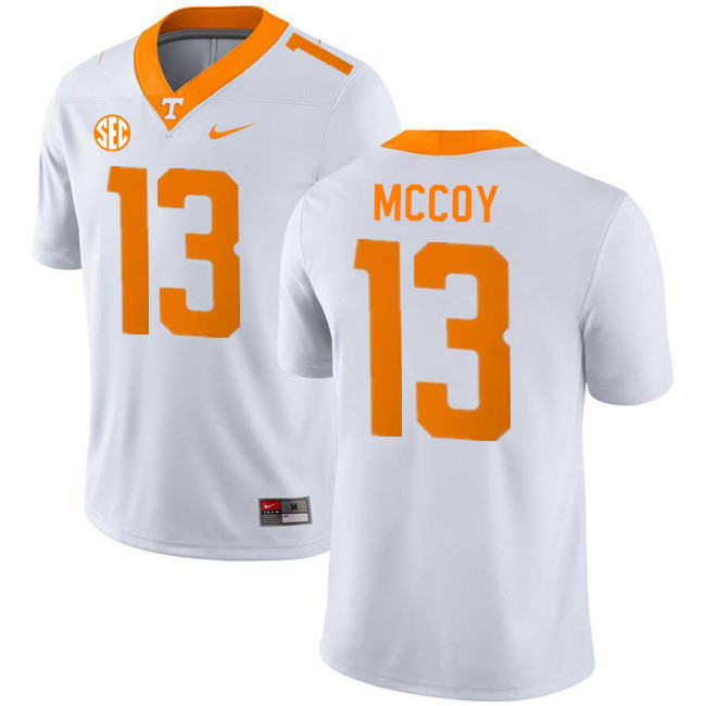 Men #13 Jermod McCoy Tennessee Volunteers College Football Jerseys Stitched-White